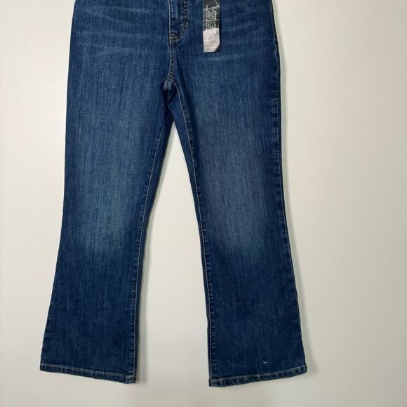 NWT Banana Republic Rigid Bootcut Jean Dark Wash Blue High Rise Womens Size 26/2 - Picture 4 of 13